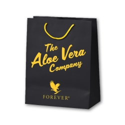 Papírtáska zsinórfüles - fekete