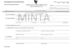 Adatmódosító nyomtatvány